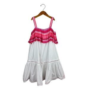 Missoni Girl's Chevron Ruffle A-Line Dress